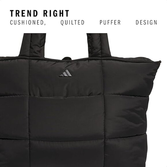 adidas Quilted Tote – Puffer Shoulder Bag - Picture 5 of 6